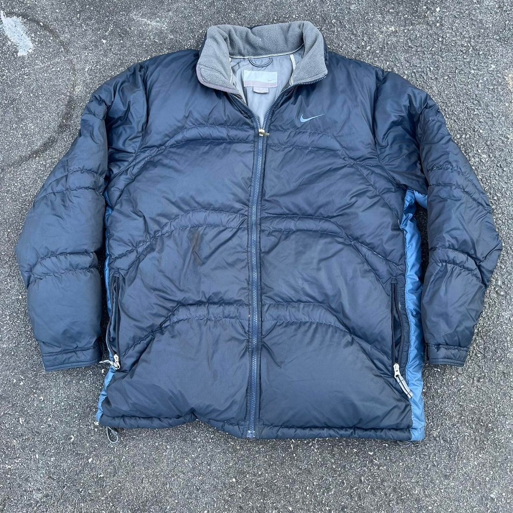 1990s Nike Zip Up Puffer Jacket size XL